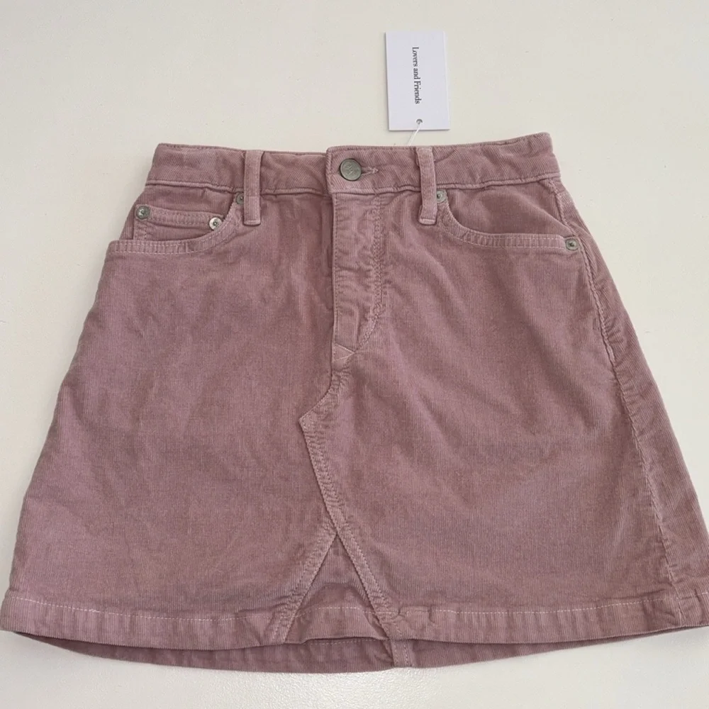 New Lovers and Friends pink corduroy skirt 23 Wyatt Skirt in Rosemont
